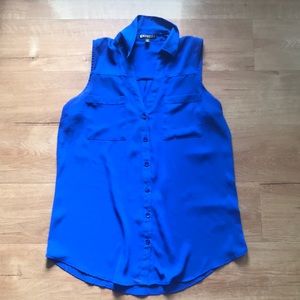 Express button up tank